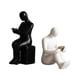 thumbnail image 5 of Sujetalibros decorativos, modernos, con acentos elegantes, sujetalibros estéticos con forma de estatua. 8 cm x 95 cm x 22 cm, 5 of 9