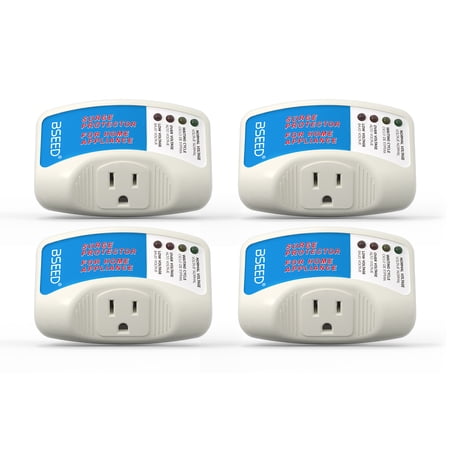 BSEED Surge Protector Plug with Protection Wall Mount Power Suppressor for TV/PC/Refrigerator 120V 1400W 4 PACK price history on PriceWatchPro