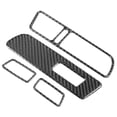 thumbnail image 2 of Window Lifter Panel Frame,4pcs Carbon Fiber Window Window Switch Panel Decor Window Lifter Panel Cover Rapid Response, 2 of 5
