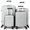 Silver Gray, variant on Zimtown Luggage Set 4 Piece Hardshell Suitcase Sets with Spinner Wheels, Lightweight Carry On & Checked Travel Luggage, 16/20/24/28 Inch Silver Gray