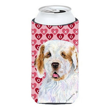 

Clumber Spaniel Hearts Love And Valentines Day Tall Boy bottle sleeve Hugger