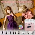 thumbnail image 3 of Máquina de karaoke DEABOLAR Altavoz Bluetooth portátil para niños, 3 of 6