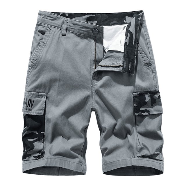 toraway Jeans for Men Stretch Men's Summer Camping Slacks Pocket Cargo Shorts 29