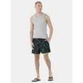 thumbnail image 2 of No Boundaries Men's & Big Men's Elastic Waist Swim Trunks, 6" Inseam, Size S-5XL, 2 of 5