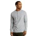 thumbnail image 4 of Knocker Men's Long Sleeve 3-Button Classic Athletic Henley Tee Shirts Top (S-3XL), 4 of 4