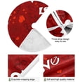 thumbnail image 2 of FMSHPON Valentine's Day Valentine's Day Red Heart Xmas Christmas Tree Skirt Stand Mat for Holiday Party Decoration Indoor Outdoor 36 inches, 2 of 6