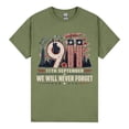 thumbnail image 2 of 9/11 25th Anniversary Memorial T-Shirt 2001–2026 Twin Towers Tribute Never Forget Patriot Day Remembrance, 2 of 3