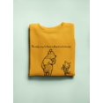 thumbnail image 3 of Pooh Bear Being A Friend Sweatshirt Women -Smartprints Designs, Female 5X-Large, 3 of 4
