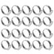 thumbnail image 2 of 20 piezas Base de anillo plano ajustable de acero inoxidable semiacabado accesorios de joyería DIY 12mm, 2 of 5