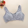 thumbnail image 5 of Pimfylm Sports Bras For Women Plus Size Front Close T Back Plus Size Unlined Large Push Up Bra(Grey,110), 5 of 8