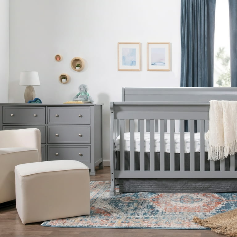 DaVinci Kalani 6 Drawer Double Wide Dresser in Grey Finish - Walmart.com DaVinci Kalani 6 Drawer Double Wide Dresser in Grey Finish - Walmart.com