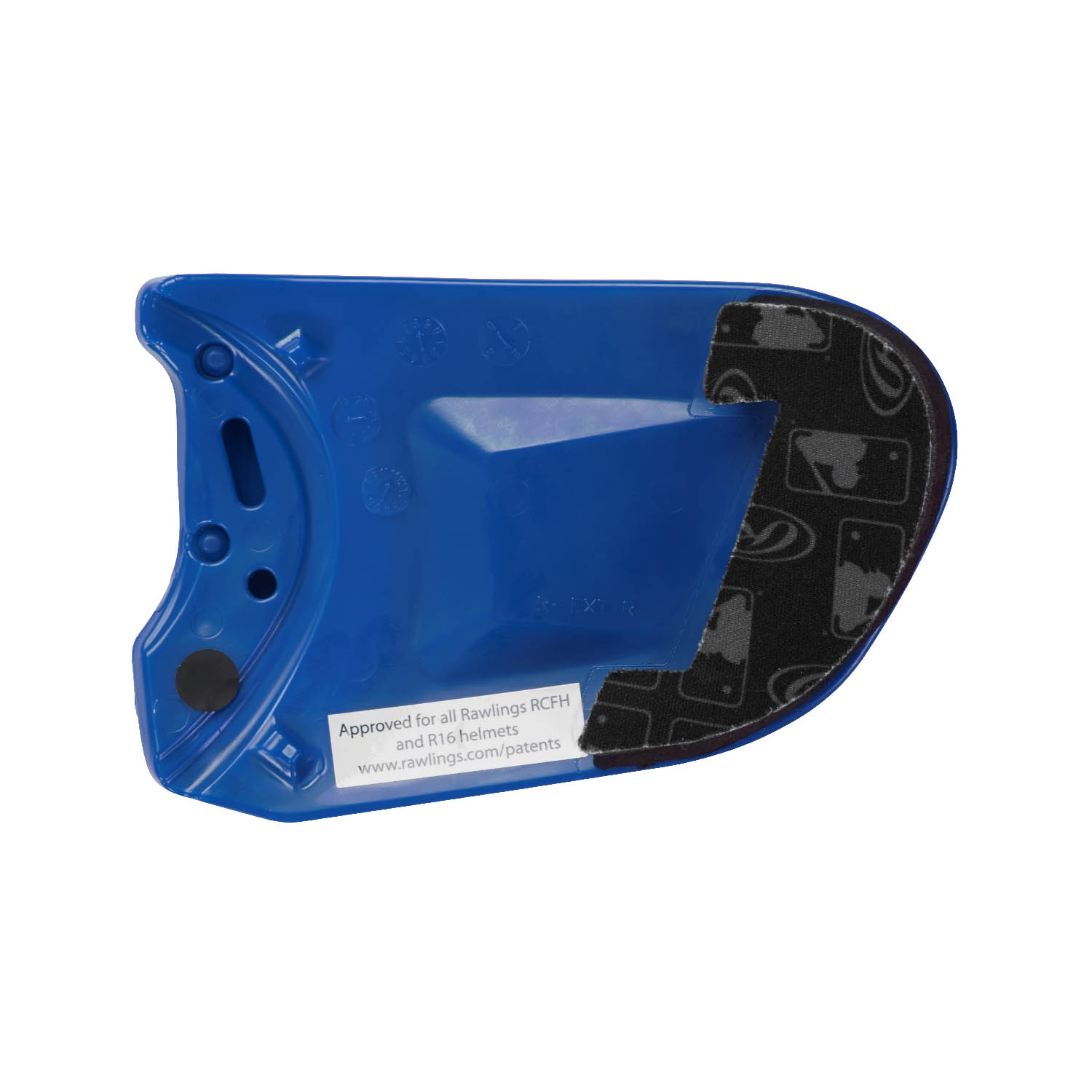 Rawlings REXT Batting Helmet Extension Flap Piece, Royal, Right Hand Batter