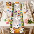 thumbnail image 4 of Dvkptbk Happy Easter Table Runner Spring Holiday Centerpiece Floral Eggs Bunny Kitchen Dining Table Decoration for Home Party Decor, 4 of 6