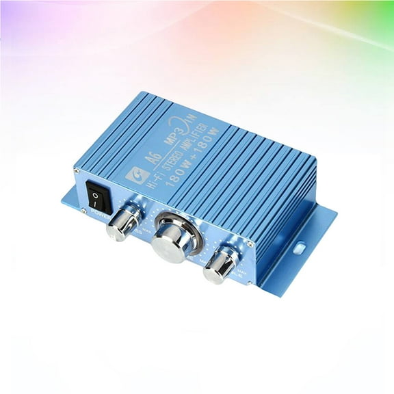 NICERIO 1Pack Vehicle Power Amplifier Blue Mini Design for Car Audio Enthusiasts Back to School