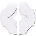 thumbnail image 4 of 24"OD x 7"ID x 8 1/4"C x 1"P Percival Architectural Grade PVC Contemporary Ceiling Medallion, Two Piece, 4 of 7