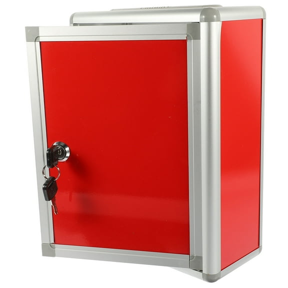 Worgeous Multifunctional Wall Mount Locking Mailbox Reusable Mail Box Home Outdoor Letter Box