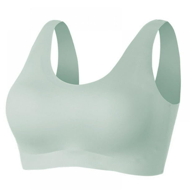 OUSITAID Sleep Bras Thin Soft Comfy Daily Bras Seamless Leisure Bras for  Women A to D Cup with Removable Pads 