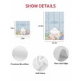 thumbnail image 7 of Spring Easter Kitchen Dish Towels for Drying Dishes Set of 4, Rabbit Ears Foot Colorful Eggs Wooden Plank Waffle Weave Microfiber Hand Tea Bathroom Towels Quick Dry & Absorbent Towel 15.7x23.6, 7 of 7