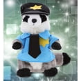 thumbnail image 5 of DolliBu Raccoon Police Officer Plush Toy - Super Soft Gray Raccoon Cop Stuffed Animal Dress Up with Cute Cop Uniform & Cap Outfit - 9" Inches, 5 of 6