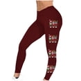 thumbnail image 5 of Iyufng Christmas Leggings for Women Plus,Fashion Casual Christmas Printed Yoga Leggings Graphic Tight Leggings High Waist, 5 of 5