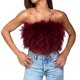 thumbnail image 1 of Chaleco con tirantes calado, informal, sexy, para mujer, con sujetador superior, tops interiores Fridja  hjk6725, 1 of 7