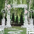 thumbnail image 3 of PENGXIANG Simulation Rose Eucalyptus Arch Flower Decoration Outdoor Wedding Corner Flower, 3 of 11