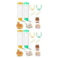 thumbnail image 1 of pitrice 2pcs/set Leak-Proof Small Animal Drinking Bottle Durable And Easy To Bottle For Small Animals yellow and green 2Set, 1 of 6