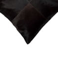 thumbnail image 4 of HomeRoots Cowhide, Microsuede, Polyfill Four Squares Pillow 18" X 18" - Brown, 4 of 4