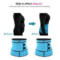 thumbnail image 4 of yingyy Waist Trimmer Exercise Belt Burn Body blue S, 4 of 6