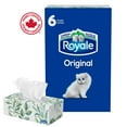 thumbnail image 1 of Royale Original, 2 Ply Facial Tissue, 6 Flat Boxes, 126 Tissues per Box, 1 of 15