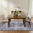 thumbnail image 4 of Cocosity 9'x12' Modern Vintage Medallion Traditional Indoor Area Rug for Living Room Home Office, Grey/Navy, 4 of 7