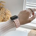 thumbnail image 4 of Correas de reloj de repuesto para PC Correas de reloj inteligente con hebilla de metal para Iwatch 1 2 3 4 5 6 7 Se Rosa 38 40 41 mm, 4 of 5