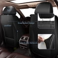 thumbnail image 2 of LAONNVIR Car Seat Covers Fit for Honda Civic 2020-2025: 5 Seats Full Set Breathable Leather Automotive Seat Protectors,Red Full Set(2 Row 5 Seats), 2 of 10