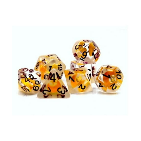 Foam Brain Games Poly Set - Glow in the Dark Moon and Star w/Purple (7) New