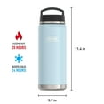 thumbnail image 3 of Thermos ICON Series Vacuum Insulated Stainless Steel Water Bottle with Screw Top, Glacier, 40oz, 3 of 6