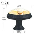 thumbnail image 4 of 4 Pcs Giraffe Knobs for Kitchen Cabinet Cupboard Dresser Bookcase Drawer Pulls Handles Round Home Decor, 4 of 8