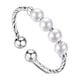 thumbnail image 2 of Anillos para mujer, regalos para mujer, anillo de prevención de ansiedad para mujer con cuentas, anillo de perla giratoria de actividad, anillo, anillo, 2 of 5