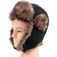 thumbnail image 2 of Hats Waterproof Russian Bomber Hat Men Winter Warm Ear Flaps Snow Ski Cap Hats(Size:XL,59-61cm), 2 of 4