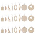 thumbnail image 1 of GOOHOCHY 1 juego de pendientes de madera en blanco, dijes de madera sin terminar, suministros para hacer manualidades de joyería, 1 of 7