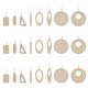 thumbnail image 1 of GOOHOCHY 1 juego de pendientes de madera en blanco, dijes de madera sin terminar, suministros para hacer manualidades de joyería, 1 of 7
