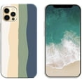 thumbnail image 1 of Étui Arc-en-Ciel Mignonne Compatible avec iPhone, Étui de Protection Antichoc en Silicone Liquide Coloré pour Femmes et Filles (iPhone 7Plus/8Plus, Vert), 1 of 6