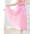 thumbnail image 3 of Women Ballet Wrap Skirt Ladies Long Sheer Dance Skirts, 3 of 5