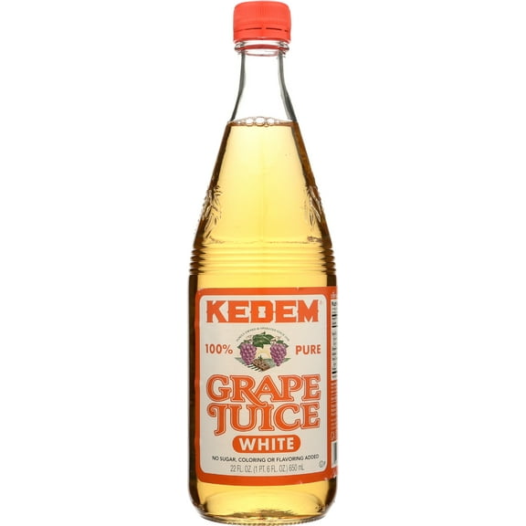 Pack of 6, Kedem White Grape Juice, 22 fl oz