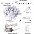thumbnail image 2 of Cadena de luces RatHun, 35 m, 200 LED, 8 modos, control remoto, resistente al agua, 2 of 7