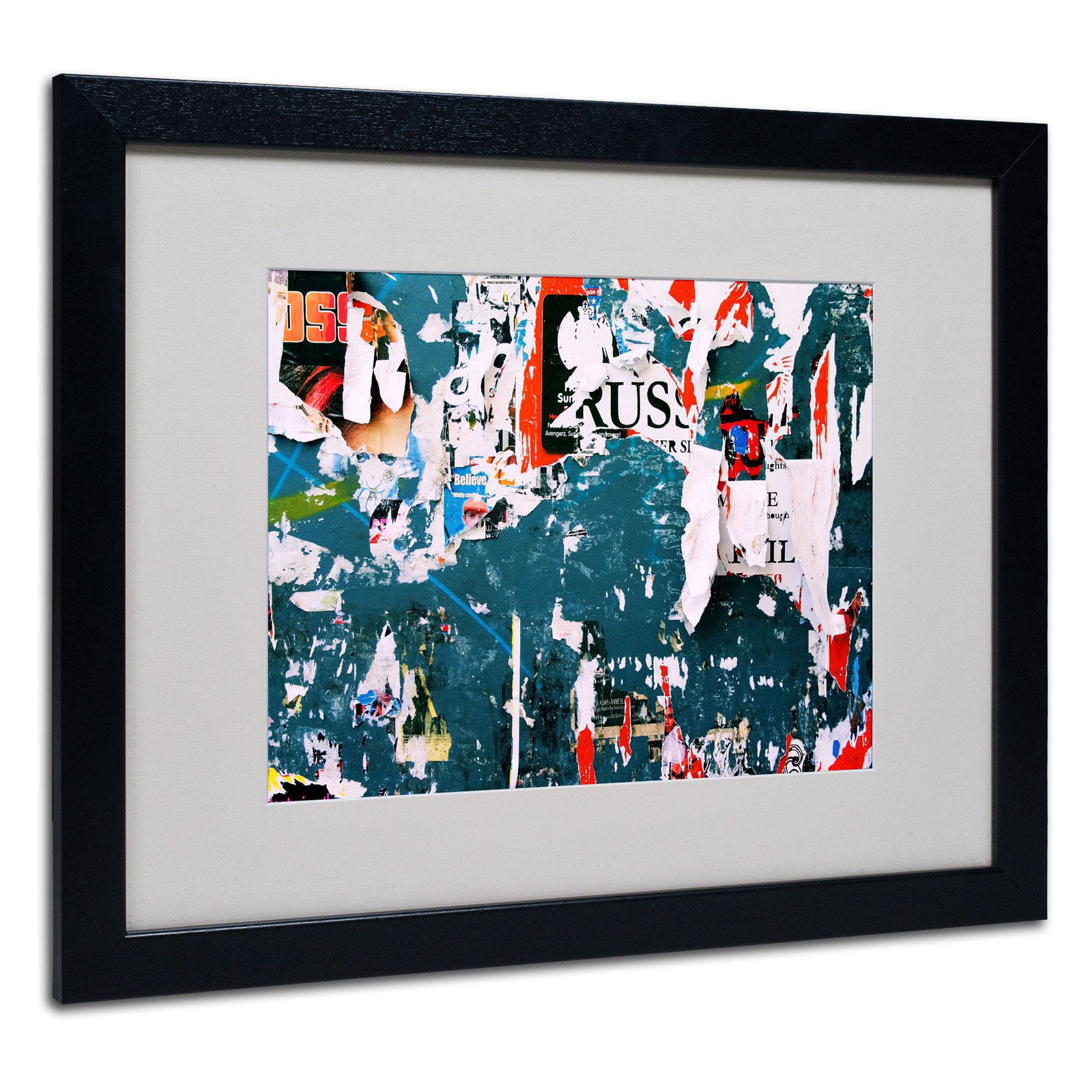 Trademark Fine Art "Yesterday's News" Framed Canvas Art by Beata Czyzowska Young