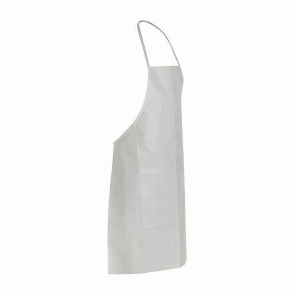 Dupont Disposable Bib Apron,Wht,Tyvek(R),PK100 TY273BWH000100VP