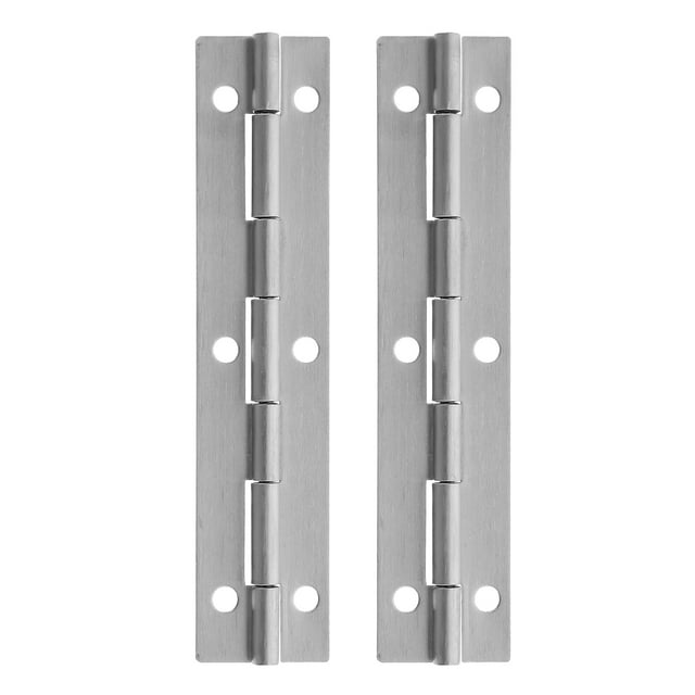 KAKOWELY 2 Pcs Charnières de Piano Charnières en Acier Inoxydable Charnières Continues Robustes Quincaillerie d'Armoire,5.91"X1.26"X0.28 Pouces