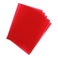 thumbnail image 1 of 5 hojas de papel retráctil multicolor con superficie esmerilada rojo, 1 of 9