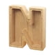 thumbnail image 3 of Alcancía de madera con 26 letras del alfabeto inglés Alcancía de vidrio transparente Alcancía de madera con letras del alfabeto inglés, 3 of 4
