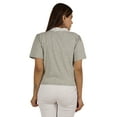 thumbnail image 4 of Moomaya Womens Peter Pan Lace Collar Top Plain Jersey Short Casual Tshirt, 4 of 8